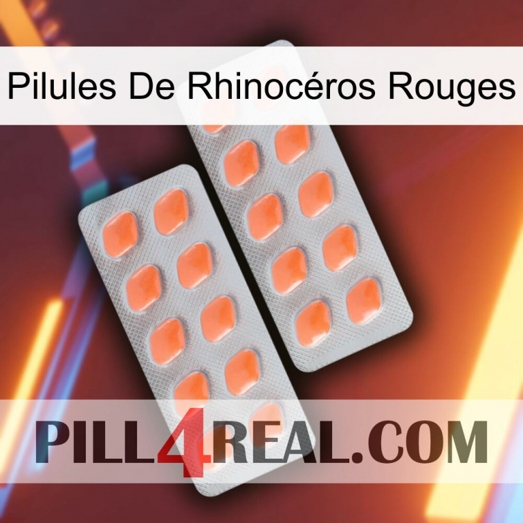 Pilules De Rhinocéros Rouges 27